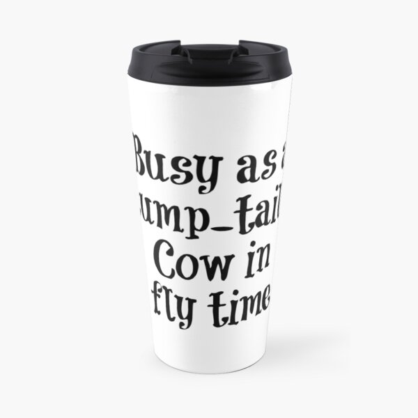 Signs of Life series #8 CowFlies Travel Mug