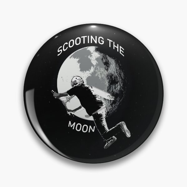 Item preview, Scooting the Moon - Stunt Scooter Rider designed and sold by NaturePrints.