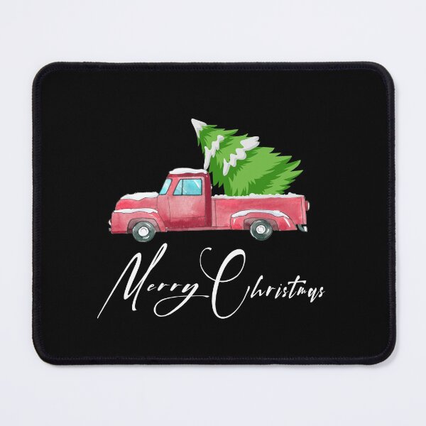 Item preview, Merry Christmas Buffalo Truck Tree Red designed and sold by Bouchfashions.