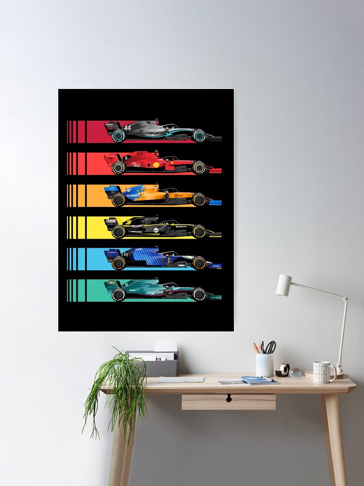 Formula Racing Cars 2023 Poster for Sale by Mariel Toigo