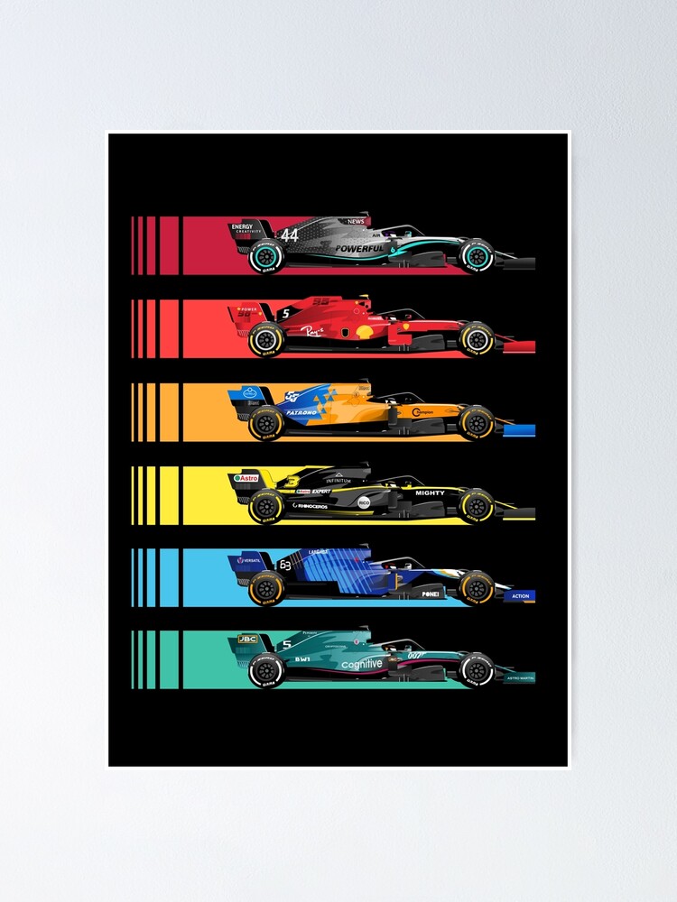 Voitures de course de Formule 2023 | Poster