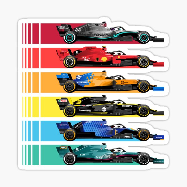 Voiture de Formule 1 - Sticker mural