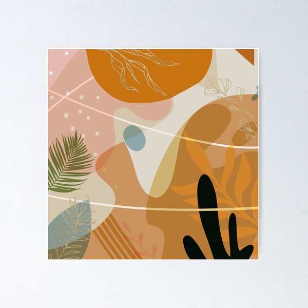 Item preview, Modern Abstract Botanical designed and sold by JosAwestuff.