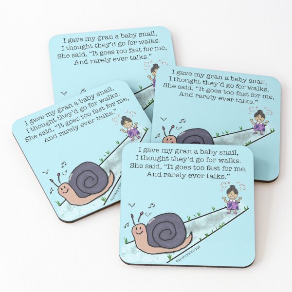 Item preview, Baby Snail Goes on a Walk designed and sold by poetrywithdad.