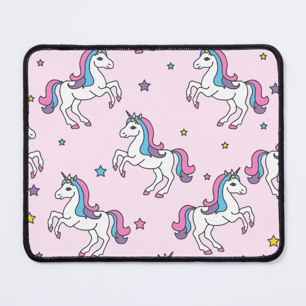 Item preview, Cute unicorns on pink background designed and sold by LarinaBeauty.