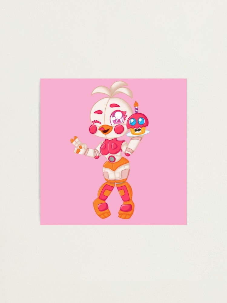 Chibi Funtime Chica Photographic Print for Sale by okay-lexmar