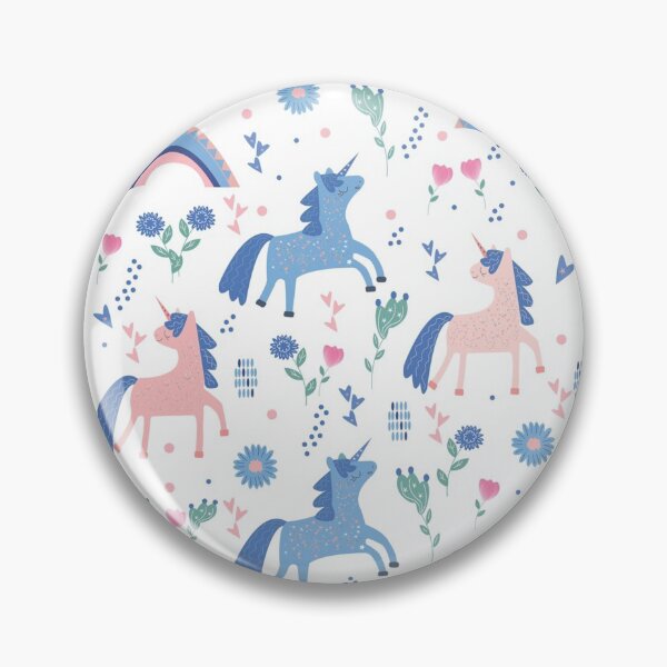 Item preview, Cute unicorns on floral background designed and sold by LarinaBeauty.