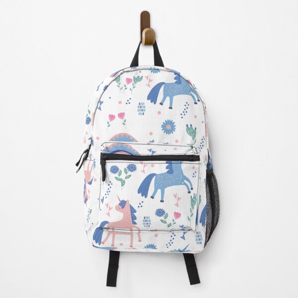 Item preview, Cute unicorns on floral background designed and sold by LarinaBeauty.
