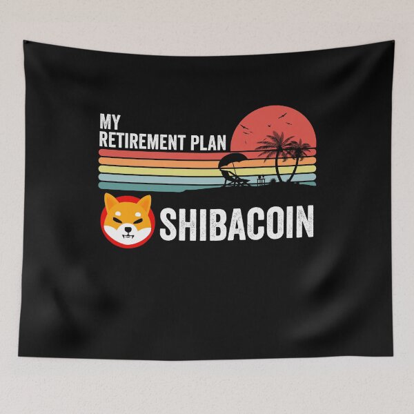 Item preview, Shiba Inu Coin My Retirement Plan Shib Army Crypto Token Blockchain Wallet designed and sold by EmmaRichardso.