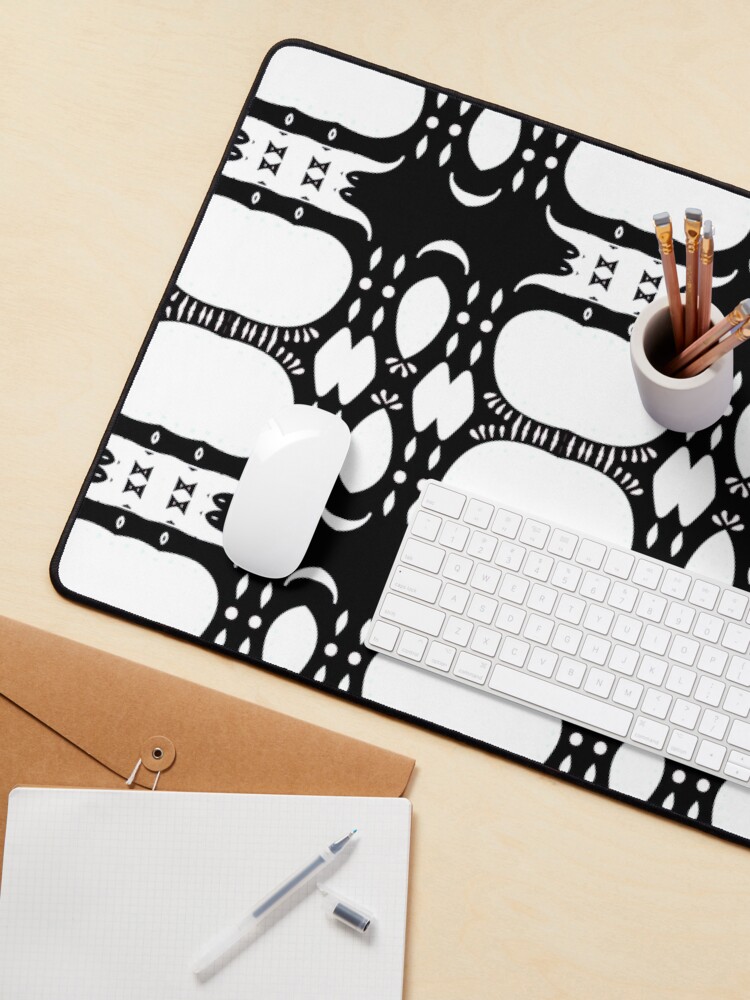 Thumbnail 3 of 5, Mouse Pad, Modèle BW designed and sold by kinkatstyle.
