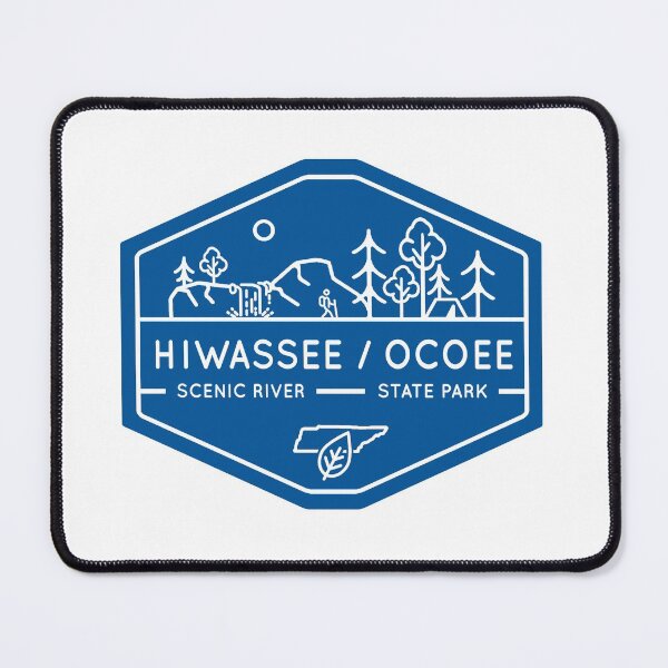 Item preview, Hiwassee/Ocoee Scenic River State Park Badge Logo designed and sold by VanyaKar.