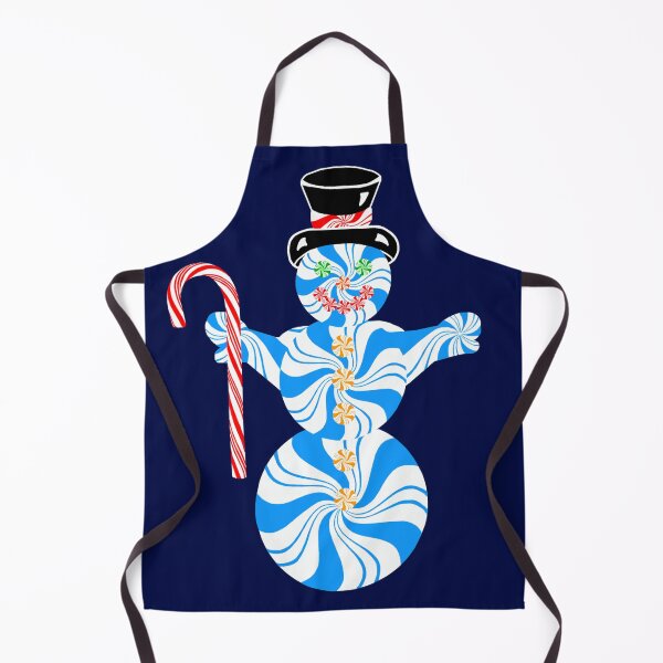 Item preview, Blue Peppermint Snowman with Candy Cane designed and sold by Deborah Camp.