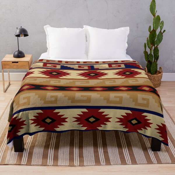 Item preview, Southwest Tribal Graphic Design - Rust Navy Beige designed and sold by Esprit-Mystique.