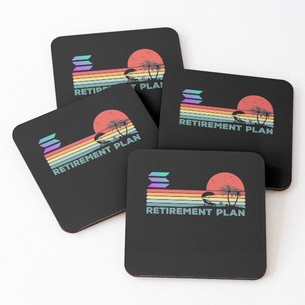 Item preview, Solana coin SOL Crypto My Retirement Plan Cryptocurrency Blockchain Wallet designed and sold by EmmaRichardso.