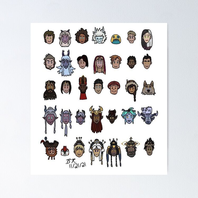 The Dragon Prince Headshots #1 Sticker