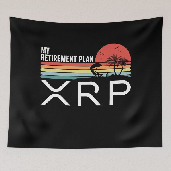 Item preview, Ripple coin XRP Crypto My Retirement Plan Cryptocurrency Blockchain Wallet designed and sold by EmmaRichardso.