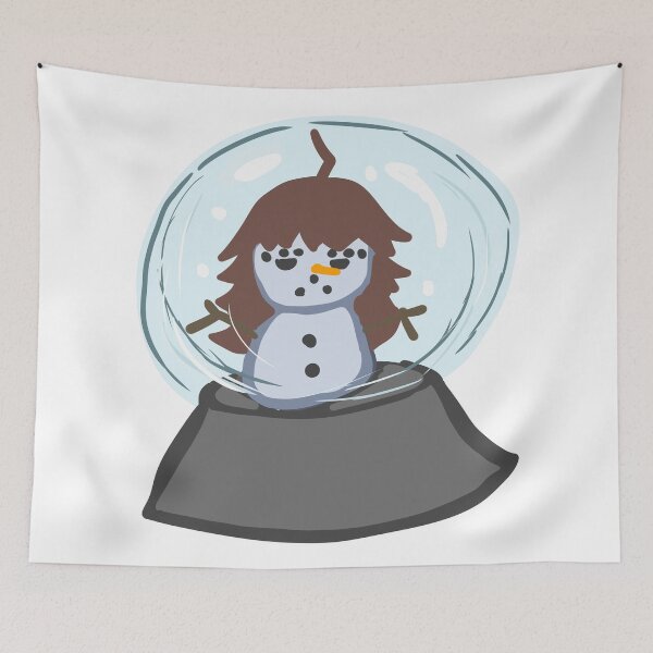 Item preview, The grumpy weird looking snowwoman  designed and sold by Junpeiberry.