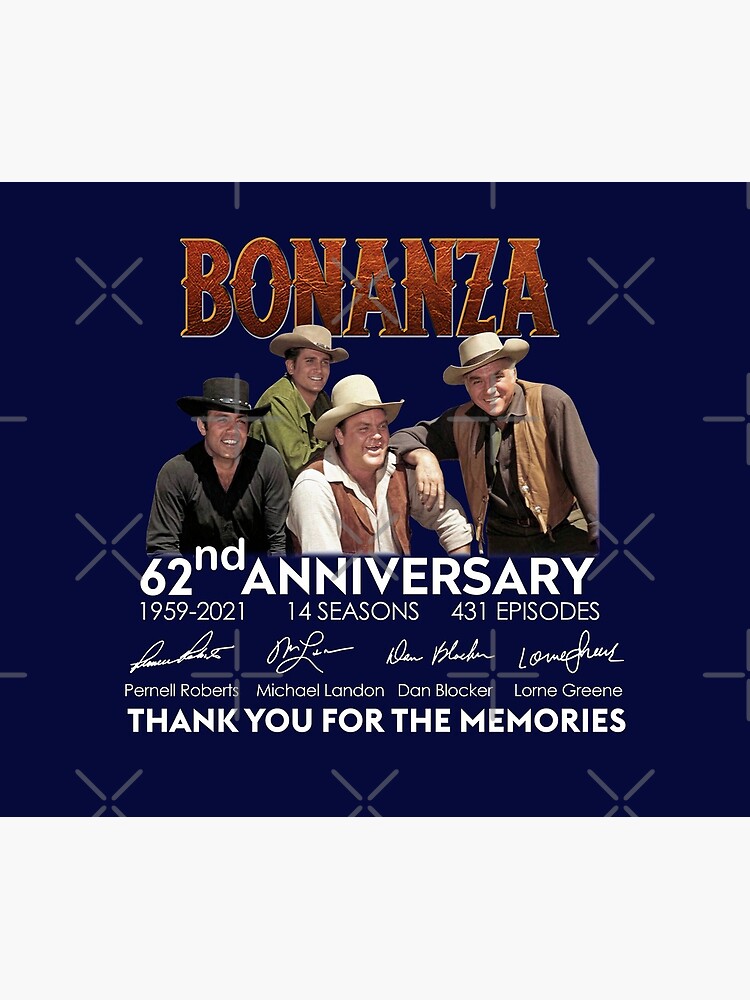 #bonanza 62nd Anniversary 1959 2021 Little Joe Éríc Hoss Cartwright Ben  Cartwright Gift Graphic Unisex Love Mouse Pad