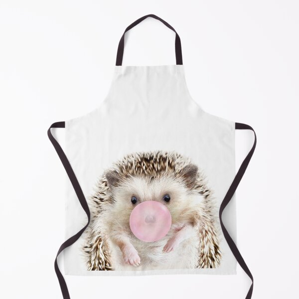 Item preview, Hedgehog Blowing Bubble Gum Pink by Zouzounio Art designed and sold by zouzounioart.
