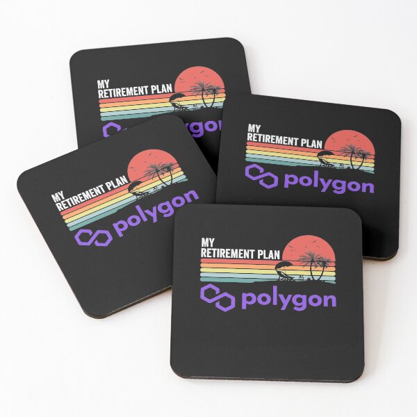 Item preview, Polygon Matic Crypto Polygon Coin My Retirement Plan Cryptocurrency Blockchain Wallet designed and sold by EmmaRichardso.