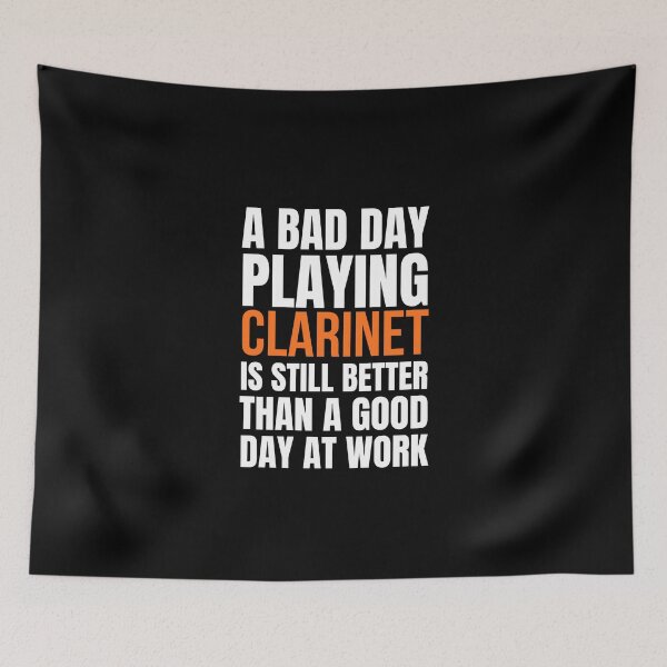 Item preview, A Bad Day Playing Clarinet is Still.. designed and sold by Crafty-Mornings.