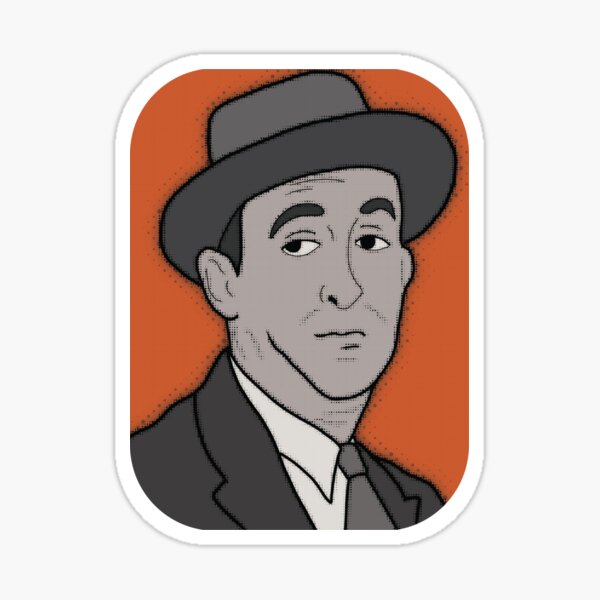 Old Hollywood Character - Allen Jenkins Sticker