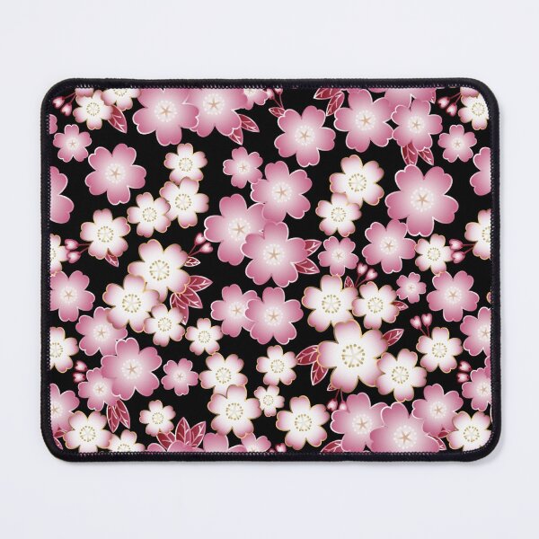 Item preview, Japanese Pattern WAGARA of Night Sakura, Cherry Blossom designed and sold by monodesigns.