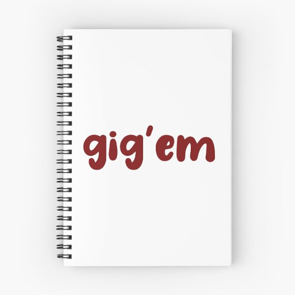 Item preview, gig’em designed and sold by Kourtney Hopcus.