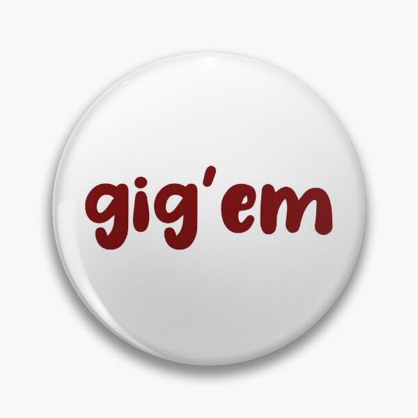 Item preview, gig’em designed and sold by Kourtney Hopcus.