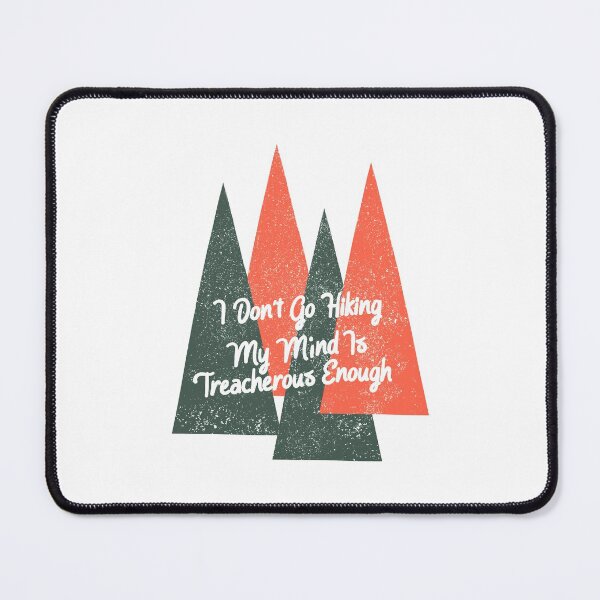 Item preview, Introvert Treacherous Mind Hiking Quote designed and sold by Creatively Torn.