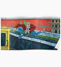 East Side Gallery in Berlin Poster