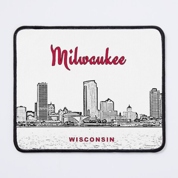 Item preview, Milwaukee, Wisconsin - Milwaukee Skyline and Landmarks designed and sold by leemcnut.