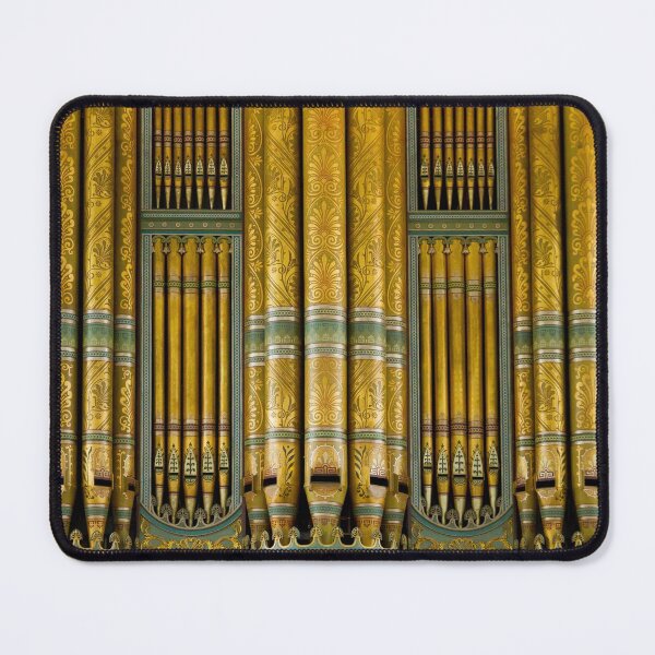 Item preview, Green and gold organ pipes designed and sold by Jenny Setchell.