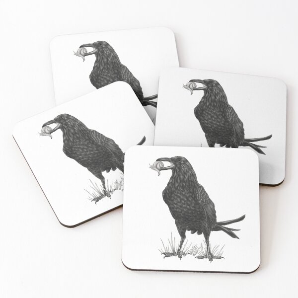 Item preview, Common raven designed and sold by sdawsonart.