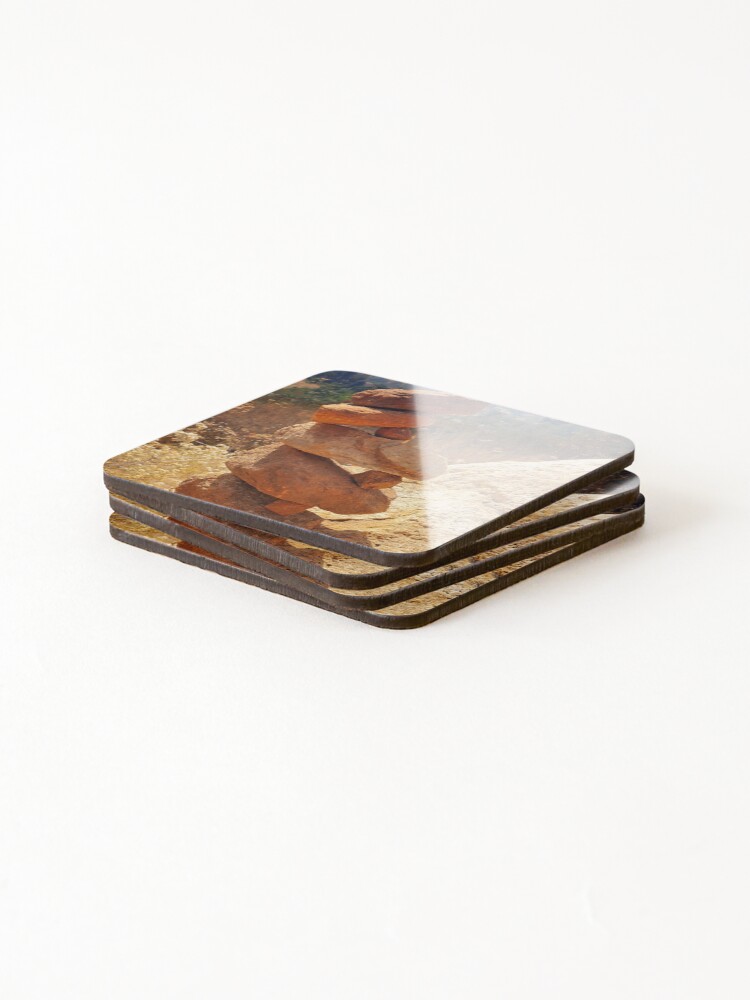 Thumbnail 4 of 5, Coasters (Set of 4), Stacked Rocks designed and sold by EugeniART.