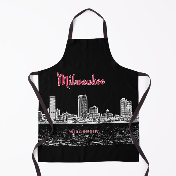 Item preview, Milwaukee, Wisconsin - Milwaukee Skyline and Landmarks (Wh) designed and sold by leemcnut.