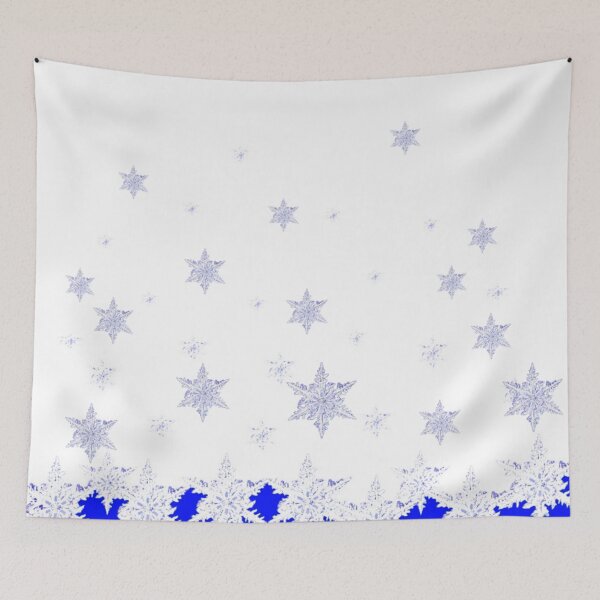 Item preview, FIRST SNOWFALL SNOWFLAKES ABSTRACT ART designed and sold by sharlesart.