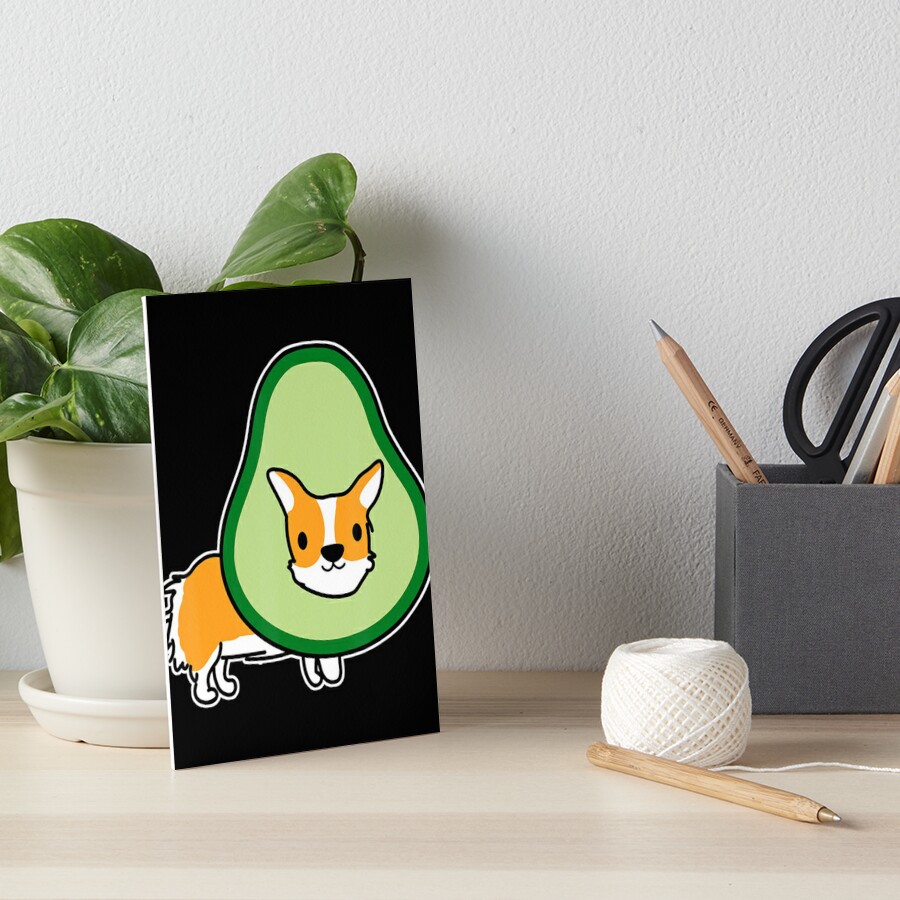 avocado corgi