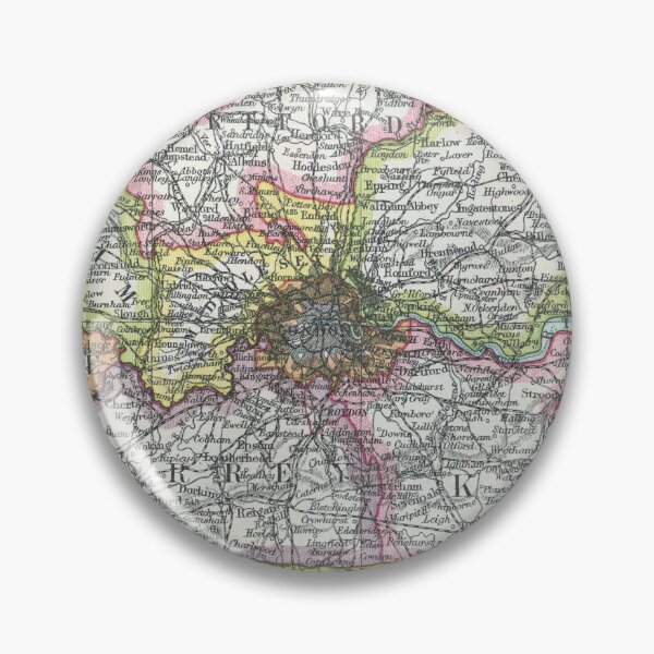 Item preview, Vintage Map of London designed and sold by royalblewitup.
