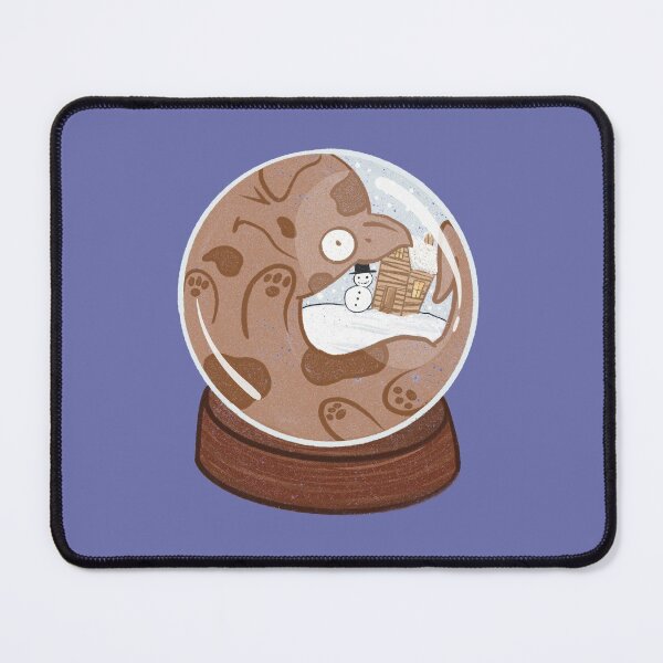 Item preview, Cartoon Dog Trapped In Snow Globe designed and sold by SubtleSplit.
