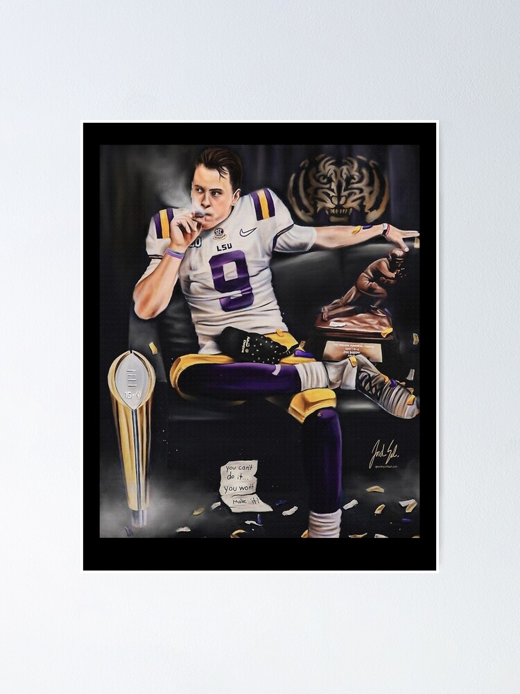 Joe Burrow Smoking Cigars Canvas Lsu Shirt, Tshirt, Hoodie