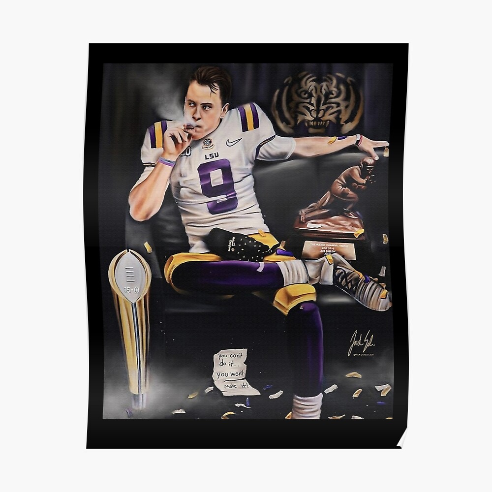 Joe Burrow Glasses , Cigar Joe-Joe Burrow Shirt Sticker for Sale