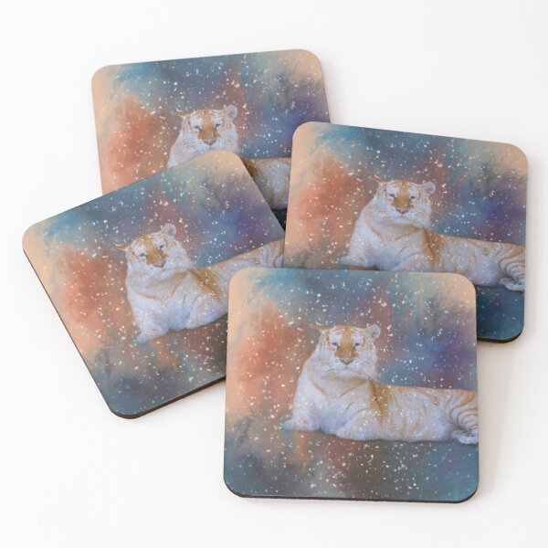 Item preview, Golden Winter Tiger Two designed and sold by Elisabeth Lucas.