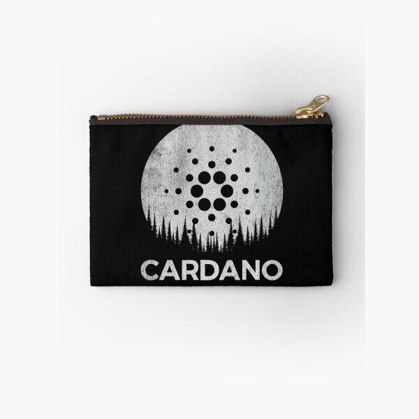 Item preview, Vintage Cardano Crypto To The Moon Cryptocurrency Blockchain Wallet designed and sold by EmmaRichardso.