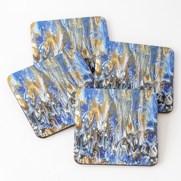 Item preview, Sparkles of Blue and Gold designed and sold by Karen Simon.