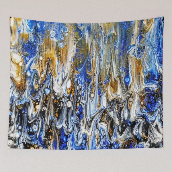 Item preview, Sparkles of Blue and Gold designed and sold by Karen Simon.
