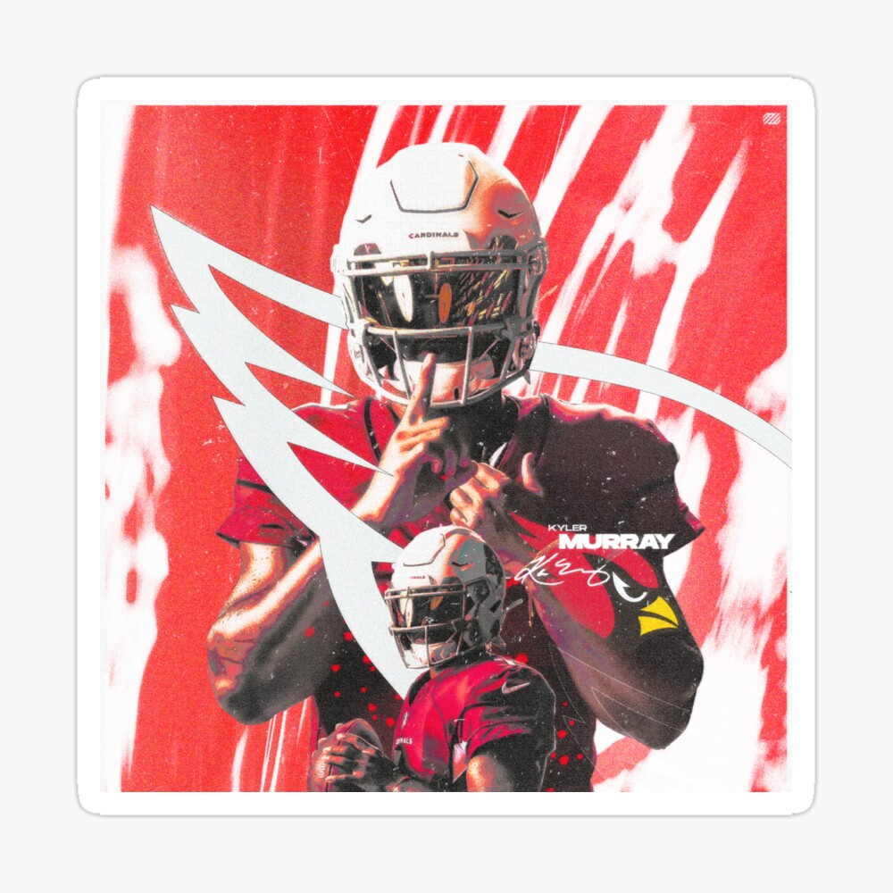 Kyler Murray Football Paper Poster Cardinals - Kyler Murray - Sticker