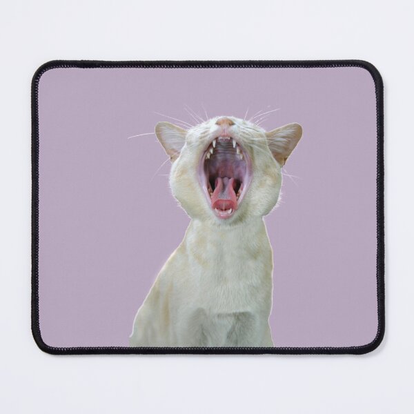 Item preview, Yawning cat designed and sold by Jenny Setchell.