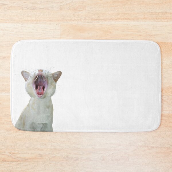 Item preview, Yawning cat designed and sold by Jenny Setchell.