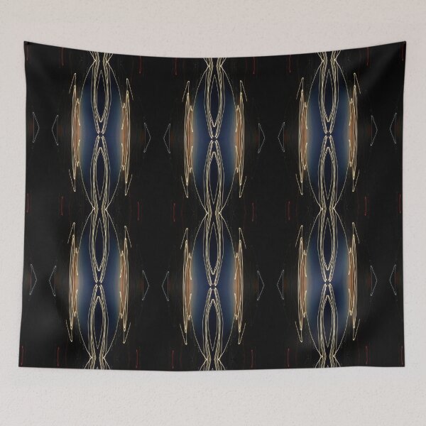 Item preview, Light Dance 0574 Set  -- Delicate movement, elegant shapes on black  designed and sold by PetraTrimmelArt.